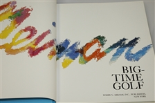 Leroy Neiman Signed 'Big Time Golf' Book JSA ALOA