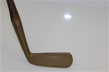 A.G. Spalding & Bros Morristown Trademark Makers Ladies Brass Head Putter with Shaft Stamp
