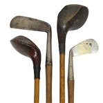 Vintage Set of Kids Size Golf Clubs - Fairview, Hamdoys, Schawn, & Putter