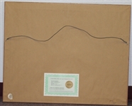 1997 Ltd Ed 'Dream Course 9th Hole Shinnecock' Elizabeth Peper Print #456/10000 Framed