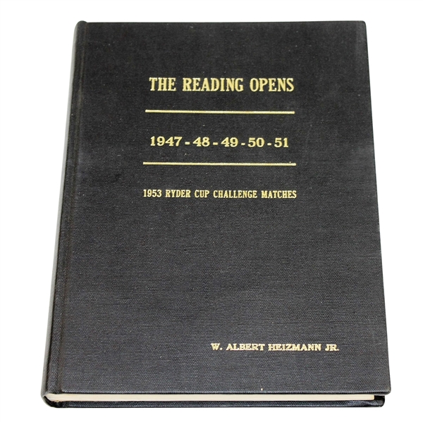 5 Reading Open Programs (1947-1951) & 1953 Ryder Cup Challenge Matches Program - All Bound