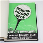 5 Reading Open Programs (1947-1951) & 1953 Ryder Cup Challenge Matches Program - All Bound