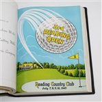 5 Reading Open Programs (1947-1951) & 1953 Ryder Cup Challenge Matches Program - All Bound