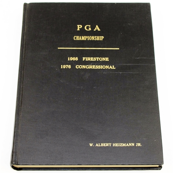 1966 & 1976 PGA Championship Programs - Firestone & Congressional - Bound 