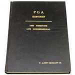 1966 & 1976 PGA Championship Programs - Firestone & Congressional - Bound 