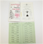 1961 Ryder Cup Program at Royal Lytham & St Annes with Pairing Sheet
