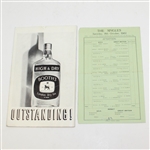 1961 Ryder Cup Program at Royal Lytham & St Annes with Pairing Sheet