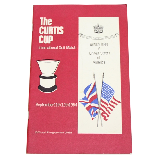 1964 Curtis Cup at Royal Porthcawl Program