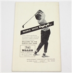 1964 Curtis Cup at Royal Porthcawl Program