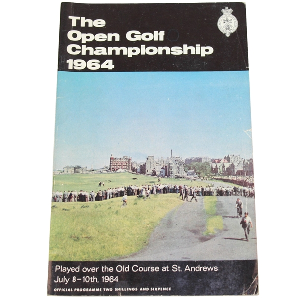 1964 Open Championship at St. Andrews Program - Tony Lema Winner