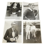 Lot of Four Tommy Armour Wire Photos