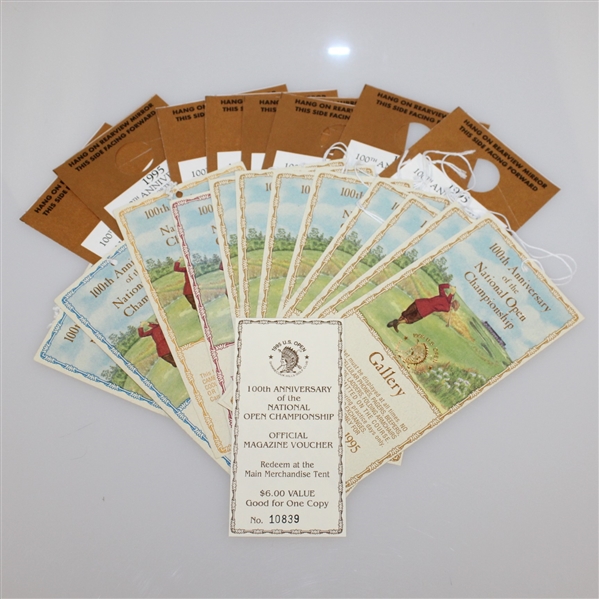 1995 US Open Assorted Tickets, Parking Passes, Voucher