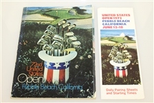 1972 US Open Program, Tickets, Pairing Sheet