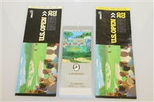 2002 US Open - Two Programs, Ticket, Two Pairing Sheets