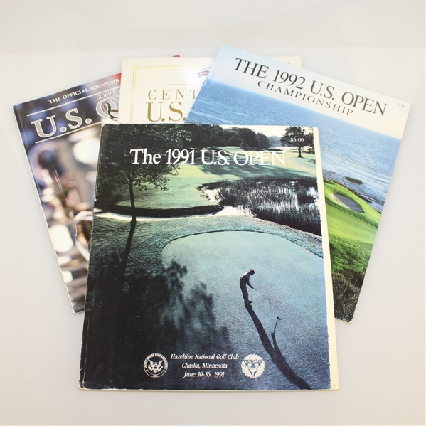 US Open Programs - 1991, 1992, 1995, 2009