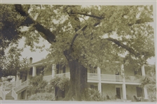 Vintage 1933 Augusta National Golf Club Clubhouse Silverprint Postcard 