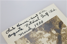 Vintage 1933 Augusta National Golf Club Clubhouse Silverprint Postcard 