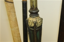 1925 Wellington-Stone Co. Original Cast Iron Parlor Putter with Three Clubs