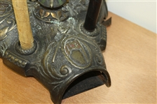 1925 Wellington-Stone Co. Original Cast Iron Parlor Putter with Three Clubs