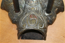 1925 Wellington-Stone Co. Original Cast Iron Parlor Putter with Three Clubs