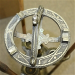 1925 Wellington-Stone Co. Original Cast Iron Parlor Putter with Three Clubs