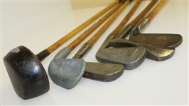 Child's Golf Bag And Clubs - Including Gene Sarazen Clubs