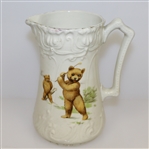 Golfing Bears Tea Cup, Saucer, and Pitcher