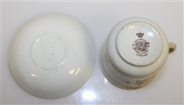 Golfing Bears Tea Cup, Saucer, and Pitcher