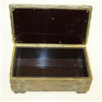 Jennings Brothers Box with Golf Ball and Crossed Clubs on Lid