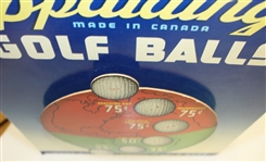 Spalding Golf Balls Made in Canada 3-D Advertising Sign