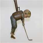 Vintage Swinging Golfer Toy - Long Handle