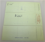 Three Ben Hogan Signed Hogan Oil Co. Checks JSA ALOA
