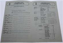 Sandy Lyle Signed 1985 Open Championship at Royal St. George's Program JSA ALOA