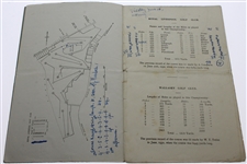 1936 Open Championship at Hoylake Tuesday Program - Alf Padgham Win