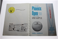 Arnold Palmer Signed 1963 Phoenix Open Program JSA ALOA