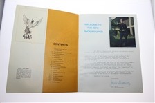 Homero Blancas Signed 1972 Phoenix Open Program JSA ALOA