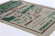 1948 'Bing Crosby' National Pro-Am Golf Championship Program - Lloyd Mangrum Winner