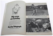 Gary Player Signed 1974 Open Championship at Royal Lytham & St. Annes Program JSA ALOA