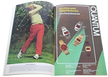 Tom Watson Signed 1975 Open Championship at Carnoustie Program JSA ALOA