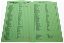 Johnny Miller Signed 1976 Open Championship at Royal Birkdale Program JSA ALOA