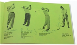 Multi Signed 1962 Tournament of Champions Program - Palmer, Snead, Middlecoff and More JSA ALOA