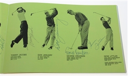 Multi Signed 1962 Tournament of Champions Program - Palmer, Snead, Middlecoff and More JSA ALOA