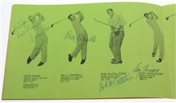 Multi Signed 1962 Tournament of Champions Program - Palmer, Snead, Middlecoff and More JSA ALOA