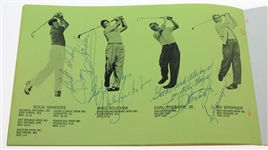 Multi Signed 1962 Tournament of Champions Program - Palmer, Snead, Middlecoff and More JSA ALOA