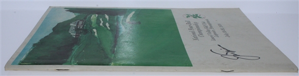 Jack Nicklaus Signed 1970 National Four-Ball Championship Program - Palmer's Partner JSA ALOA
