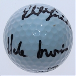 Phil Mickelson & Hale Irwin Dual Signed President's Cup Logo Golf Ball FULL JSA #Z51476