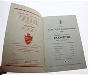 1953 Open Championship at Carnoustie Program - Wed & Thurs - Ben Hogan Winner