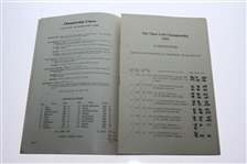 1953 Open Championship at Carnoustie Program - Wed & Thurs - Ben Hogan Winner