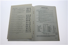 1953 Open Championship at Carnoustie Program - Wed & Thurs - Ben Hogan Winner