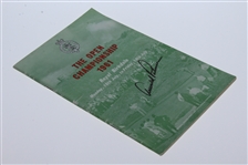 Arnold Palmer Signed 1961 Open Championship at Royal Birkdale Program with Friday Draw JSA ALOA